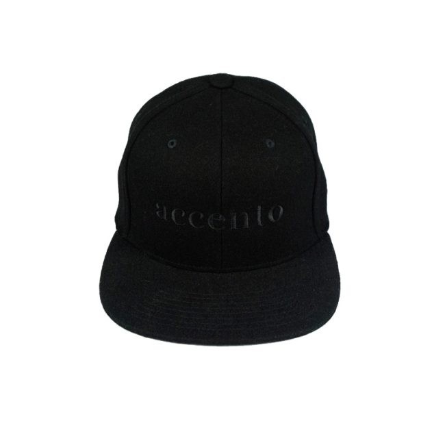 accento hat wool black front