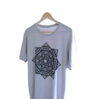 black diamond accento gray tshirt side