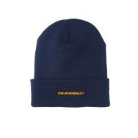 beanie navy italian