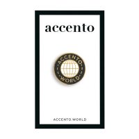 accento world pin gold packaging