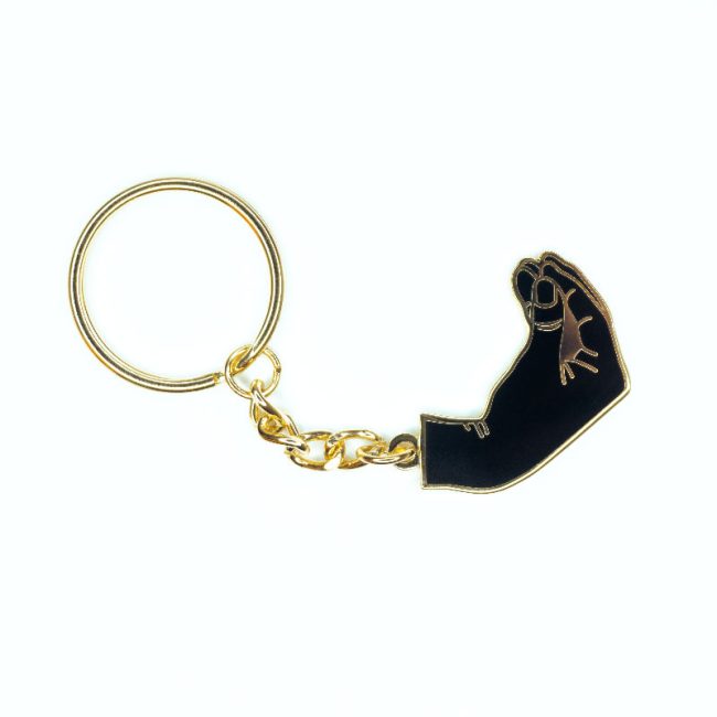 accento gold keychain