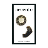 accento world pin gold bundle packaging
