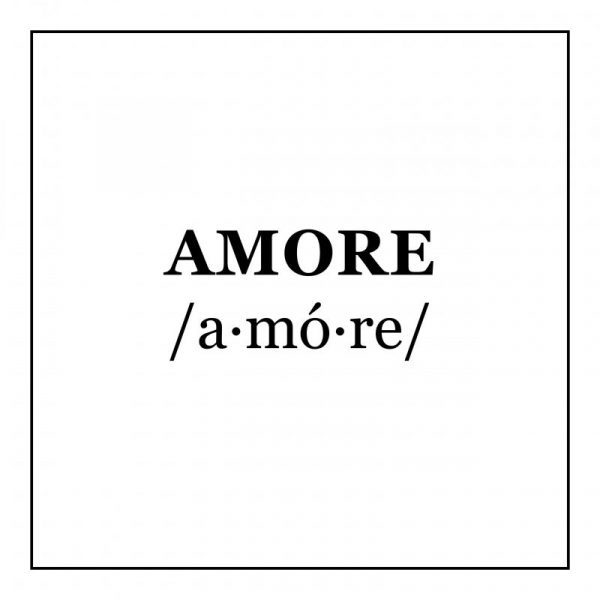 word amore cover
