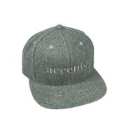 accento hat wool gray side