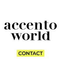 Accento World contact cover page