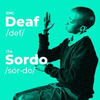 How to refer to deaf people: a cross analysis between English and Italian vocabulary cover